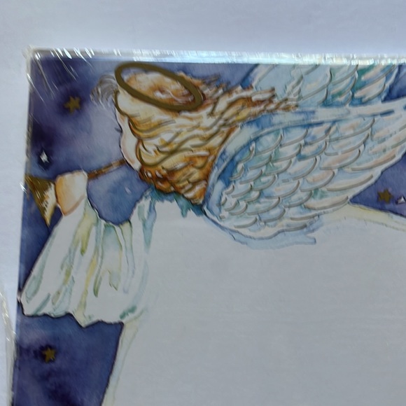 Vintage Angel Christmas Cards Holiday Graphic Cards Pack of 8 NWT - Picture 2 of 7